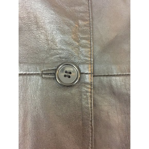 Women's Excelled Black Leather Jacket Size S - Picture 5 of 14